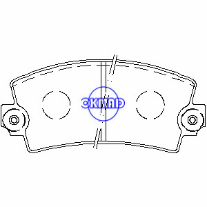 PEUGEOT 104 Coupe Pastilha de freio OEM:4248.67 FDB72 GDB908 WVA:20140 20141 20347 20348, FF72